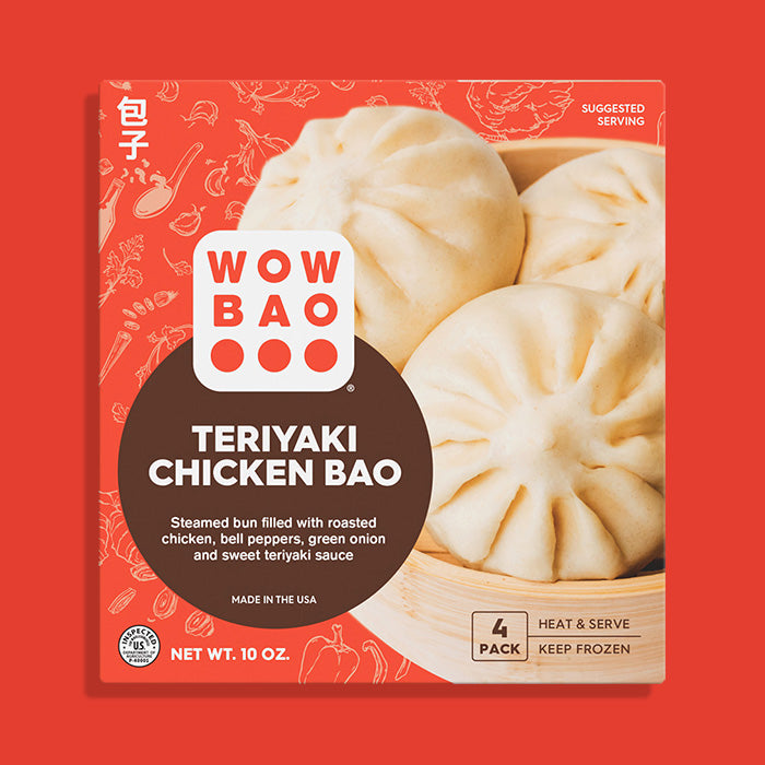 Wow Bao Teriyaki Chicken Bao, 4 Pack